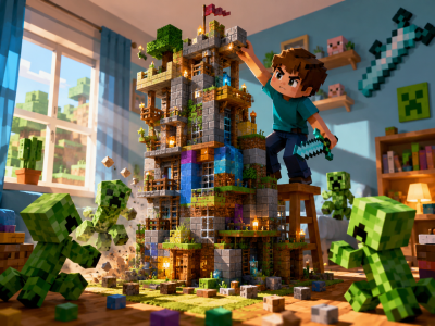 Що подарувати хлопчику, який любить Minecraft - конструктор