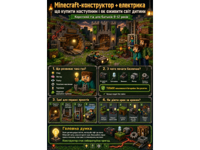 У дитини вже є Minecraft-конструктор: що купити наступним і як додати світло, мотори та механіку
