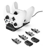 Акумулятори 2 шт + зарядка Dobe TYX-532X Black для Xbox Series і One S X