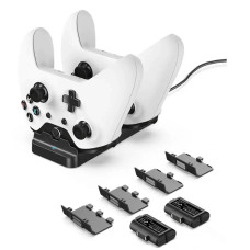 Акумулятори 2 шт + зарядка Dobe TYX-532X Black для Xbox Series і One S X