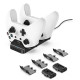 Акумулятори 2 шт + зарядка Dobe TYX-532X Black для Xbox Series і One S X