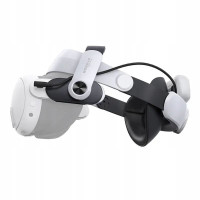 Кріплення BoboVR M3 Pro для Oculus meta Quest 3 та 3s з акумулятором 5200 мА·год White strap кріплення ремінь 