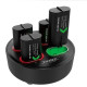 Зарядна станція Dobe TYX-0645S для Xbox Series S / X / One з додатковими акумуляторами по 1200мАг