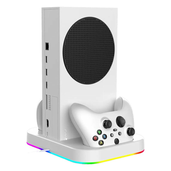 RGB док-станція  iPEGA XBS012S White + 2 акумулятори для Xbox Series S з зарядкою і кулером