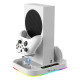 RGB док-станція  iPEGA XBS012S White + 2 акумулятори для Xbox Series S з зарядкою і кулером