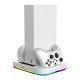 RGB док-станція  iPEGA XBS012S White + 2 акумулятори для Xbox Series S з зарядкою і кулером