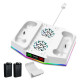 Док-станція Ipega PG-XBS011S White з двома акумуляторами, RGB-підсвіткою й охолодженням для XBOX Series S 