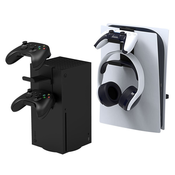 Тримач подвійний для навушників і геймпада Ipega PG-9222 для PlayStation 5 та Xbox Series X Black