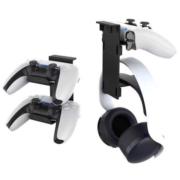 Тримач подвійний для навушників і геймпада Ipega PG-9222 для PlayStation 5 та Xbox Series X Black