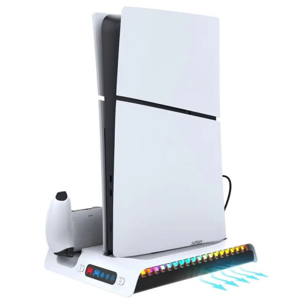 Мультифункціональна підставка для PlayStation 5 Slim (PS5) iPega PG-P5S006 стенд White