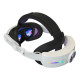 Виголов'я з акумулятором 12 000 мА·год C2 PRO для Meta Quest 3 3s strap RGB, білий