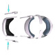 Кріплення на голову FIIT VR T3 для Meta Quest 3 3s strap білий