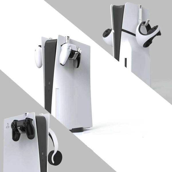 Кронштейн кріплення для PS5 slim JYS-P5180 білий, 2шт комплект