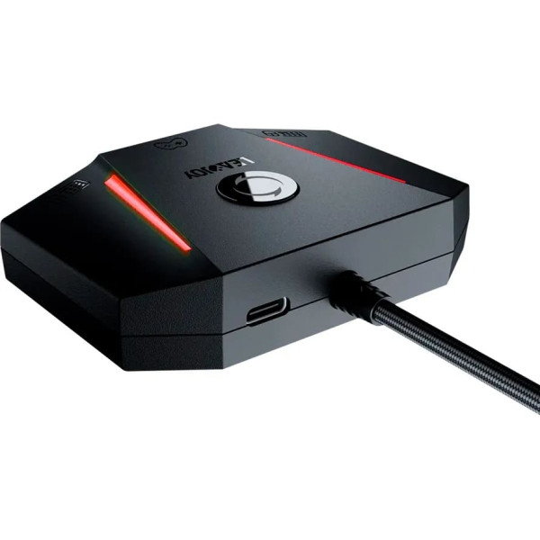 Конвертор мишки та клавіатури для ігрових консолей LeadJoy VX2 AimBox адаптер Xbox PlayStation чорний