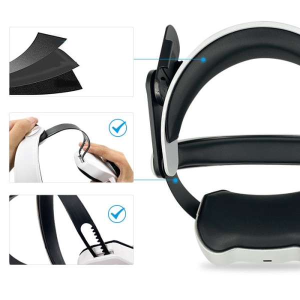 Кріплення з акумулятором 5200 мА·год для Meta Quest 2 strap , білий
