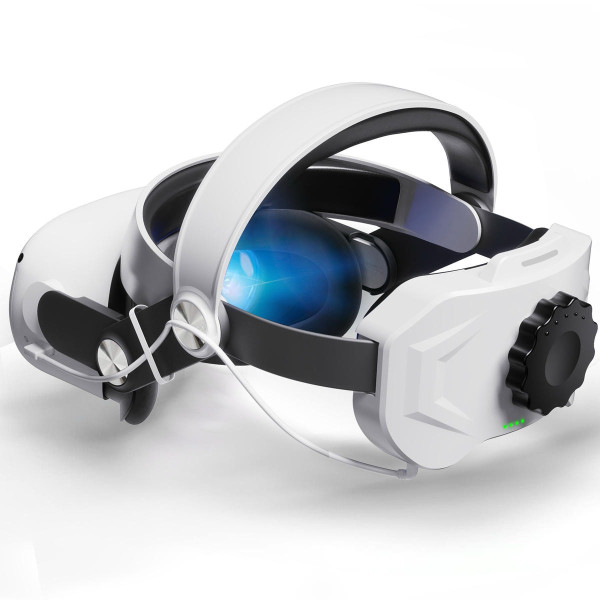 Кріплення з акумулятором 5200 мА·год для Meta Quest 2 strap , білий