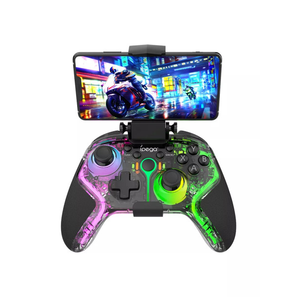 Бездротовий геймпад iPega PG-9666Т з RGB підсвіткою, чорний