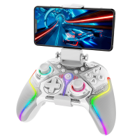 Бездротовий геймпад iPega-9666SB з RGB підсвіткою, білий