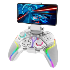 Бездротовий геймпад iPega-9666SB з RGB підсвіткою, білий