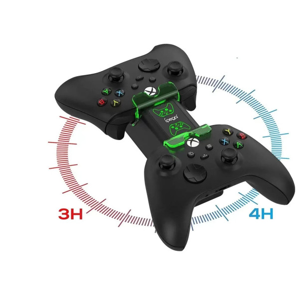 Зарядна станція + 2 акумулятори для геймпадів Xbox Series S X iPega PG-XBX003 1000 мАг