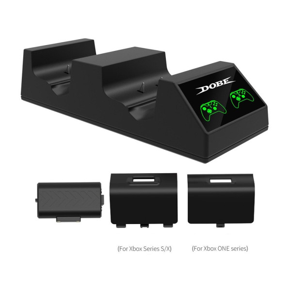 Зарядна станція + 2 акумулятори Dobe TYX-1817X для Xbox One та Series S/X