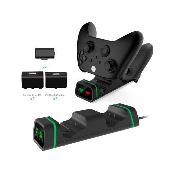 Зарядна станція та 2 акумулятори Dobe TYX-19006X для Xbox Series, One