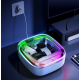 Зарядная RGB докстанция, сумка для хранения JYS-MQ002 для Meta Quest 3 3s, белая