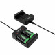 Зарядна станція MIMD SND-496 для акумуляторів + 2 акумулятори Xbox Series/One , чорна