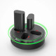 Зарядна станція MIMD SND-492 + 4 акумулятори Xbox Series/One , чорна