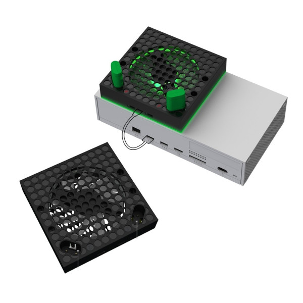 Система охолодження із зарядкою та акумуляторами для XBOX Series Dobe TYX-3606, чорна
