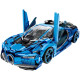 Конструктор на радіокеруванні GULY 10613 Bugatti W16 модель 1:8 з моторизованою підсвіскою та справжнім вихлопом, 3868 деталей