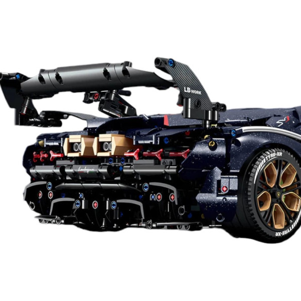 Конструктор на радіокеруванні GULY 10624 Lamborghini Aventador 1:8 з моторизованою підвіскою, 4106 деталей
