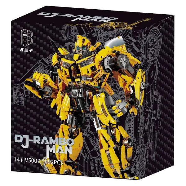 Конструктор-робот K-BOX V5007 Bumblebee Transformers з рухомими елементами, 5692 деталей