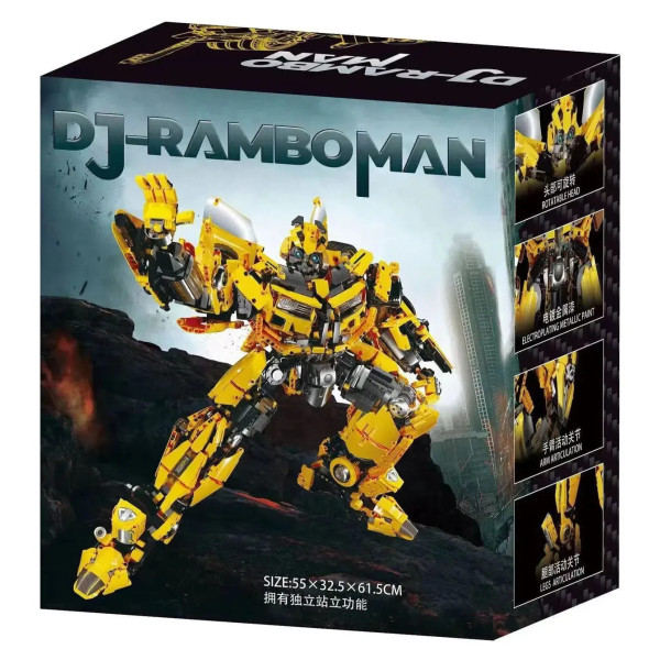 Конструктор-робот K-BOX V5007 Bumblebee Transformers з рухомими елементами, 5692 деталей