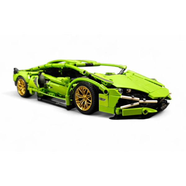 Автомобільний конструктор Technics Lamborghini 1:14 зелений, 1280 деталей 