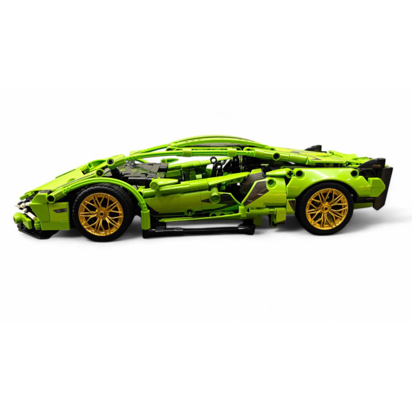 Автомобільний конструктор Technics Lamborghini 1:14 зелений, 1280 деталей 