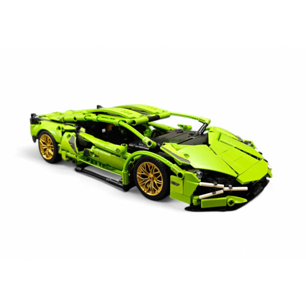 Автомобільний конструктор Technics Lamborghini 1:14 зелений, 1280 деталей 