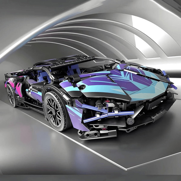 Конструктор на радіокеруванні Technic Lamborghini Sian 1:14 1314 з моторами , 1314 деталей 
