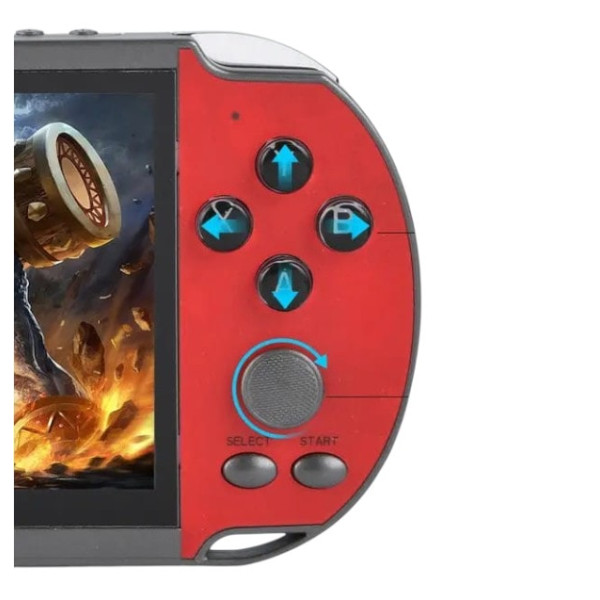 Ігрова приставка PSP X7 PLUS 5.1" з попередньо встановленими іграми та під'єднанням до телевізора