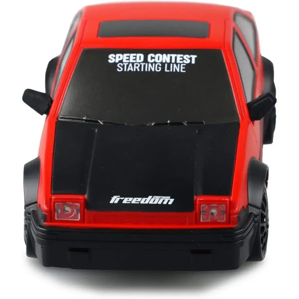 Машинка для дрифта на радіокеруванні 1:24 Toyota AE86 Sprinter Trueno 4WD, червона