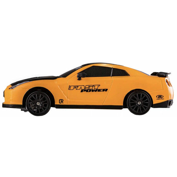 Машинка для дрифта на радіокеруванні 1:24 Nissan GT-R 4WD, жовта
