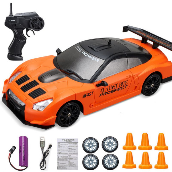 Машинка для дрифта на радіокеруванні 1:24 Nissan 350Z, помаранчева