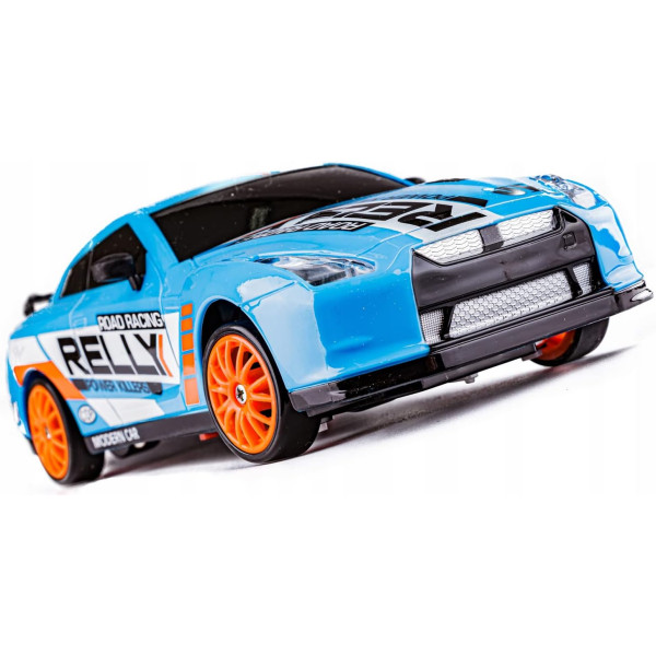 Машинка для дрифта на радіокеруванні 1:24 Nissan GT-R 4WD, блакитна
