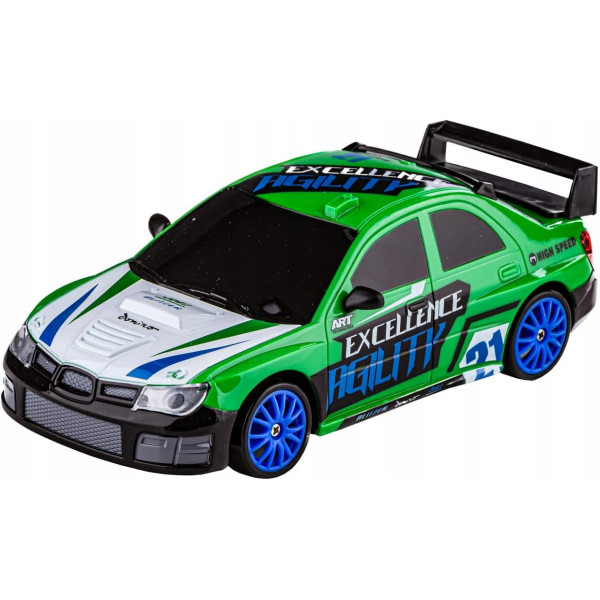 Машинка для дрифта на радіокеруванні 1:24 Subaru Impreza 4WD, зелена