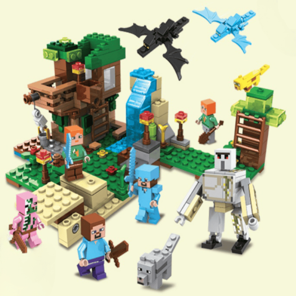 Конструктор Minecraft SJ8801 Будинок на дереві 379 деталей Майнкрафт MineWorld My World