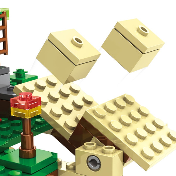 Конструктор Minecraft SJ8801 Будинок на дереві 379 деталей Майнкрафт MineWorld My World
