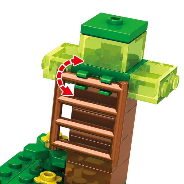 Конструктор Minecraft SJ8801 Будинок на дереві 379 деталей Майнкрафт MineWorld My World