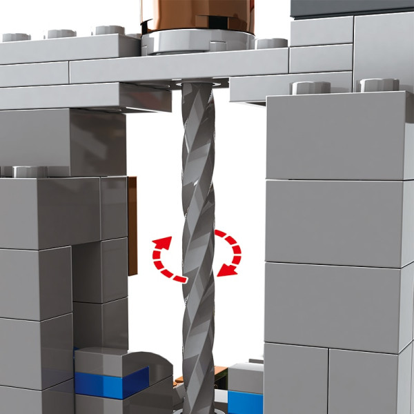 Конструктор Minecraft 1089 деталей SJ8806 Гірська печера Майнкрафт MineWorld My World