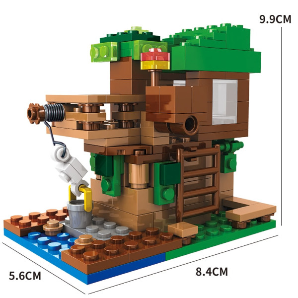 Конструктор Minecraft SJ81004 Будинок на дереві 178 деталей Майнкрафт MineWorld My World