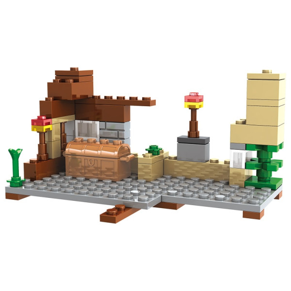 Конструктор Minecraft SJ81005 База на водоспаді 4в1 310 деталей Майнкрафт MineWorld My World